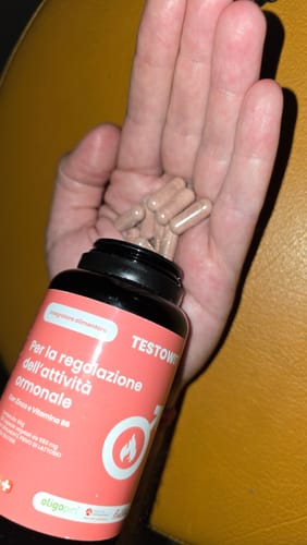Customer photo review of TESTOWIT - Regolazione ormonale 120 cps NEW!