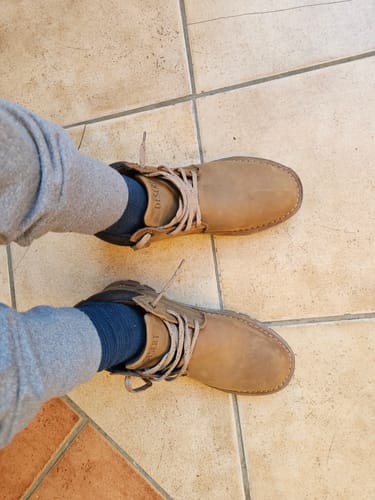 Customer photo review of ZIZI 3.0 NUBUCK TAN