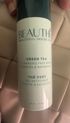 Customer photo review of Gel Nettoyant au Thé Vert