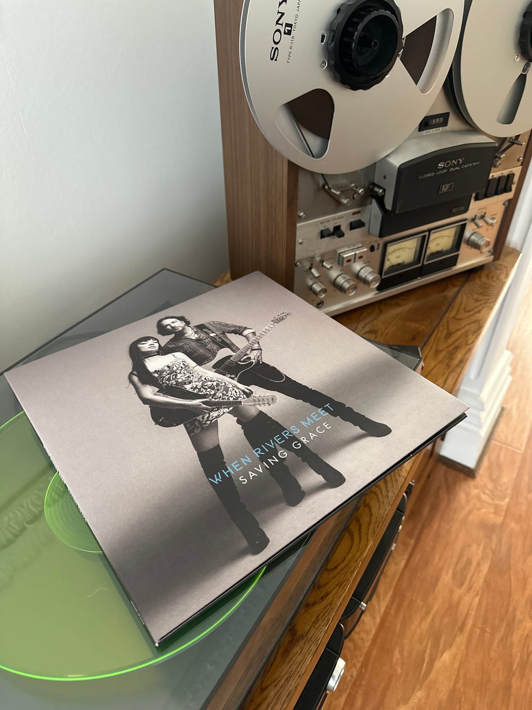 Customer photo review of SAVING GRACE ~ SILVER SPLATTER VINYL 50% OFF