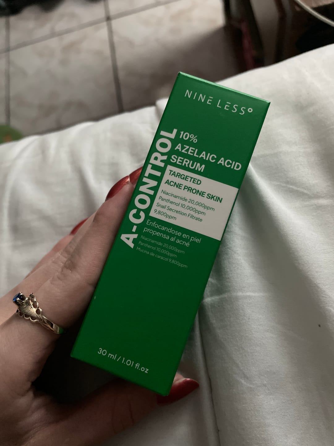 Customer photo review of A-control 10% Azelaic Acid Serum