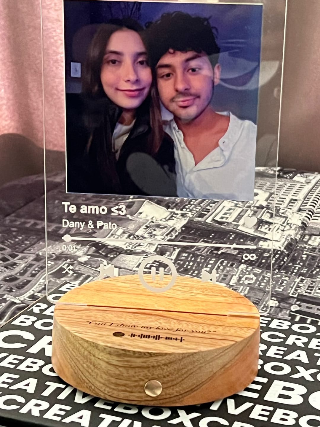 Customer photo review of Lámpara Canción