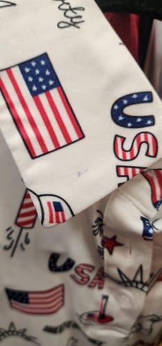 Customer photo review of American flag Women's golf Sleeveless shirt