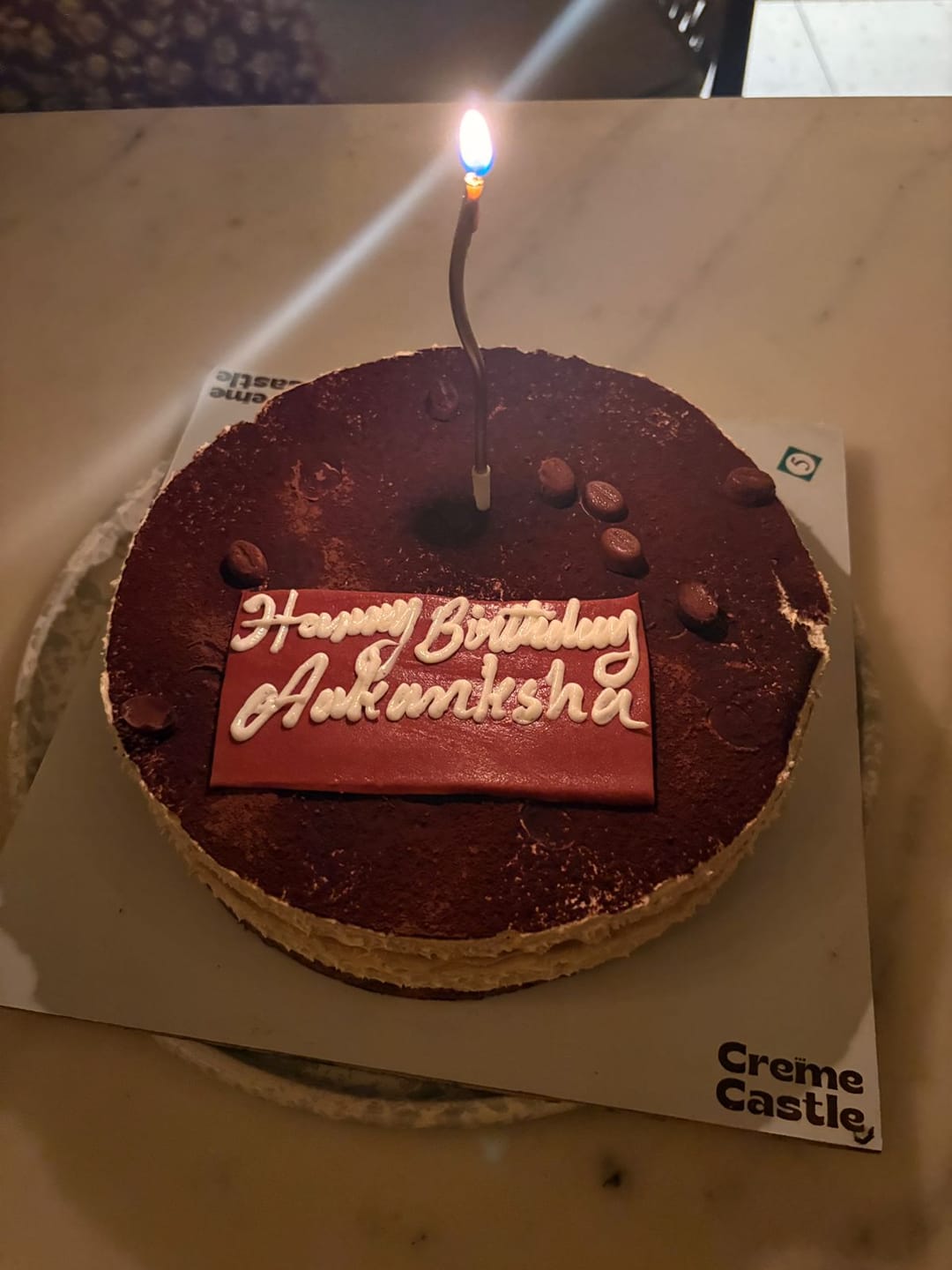 Customer photo review of Italian Tiramisu Cake