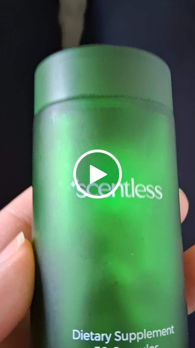 Customer video review of Scentless Deodorant Supplement