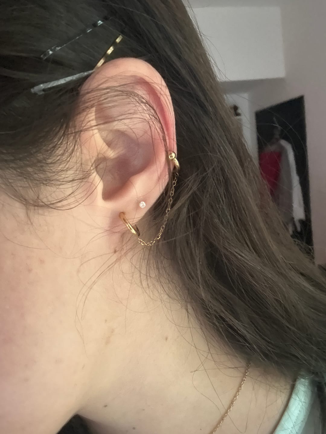 Customer photo review of Ear cuff con extensión