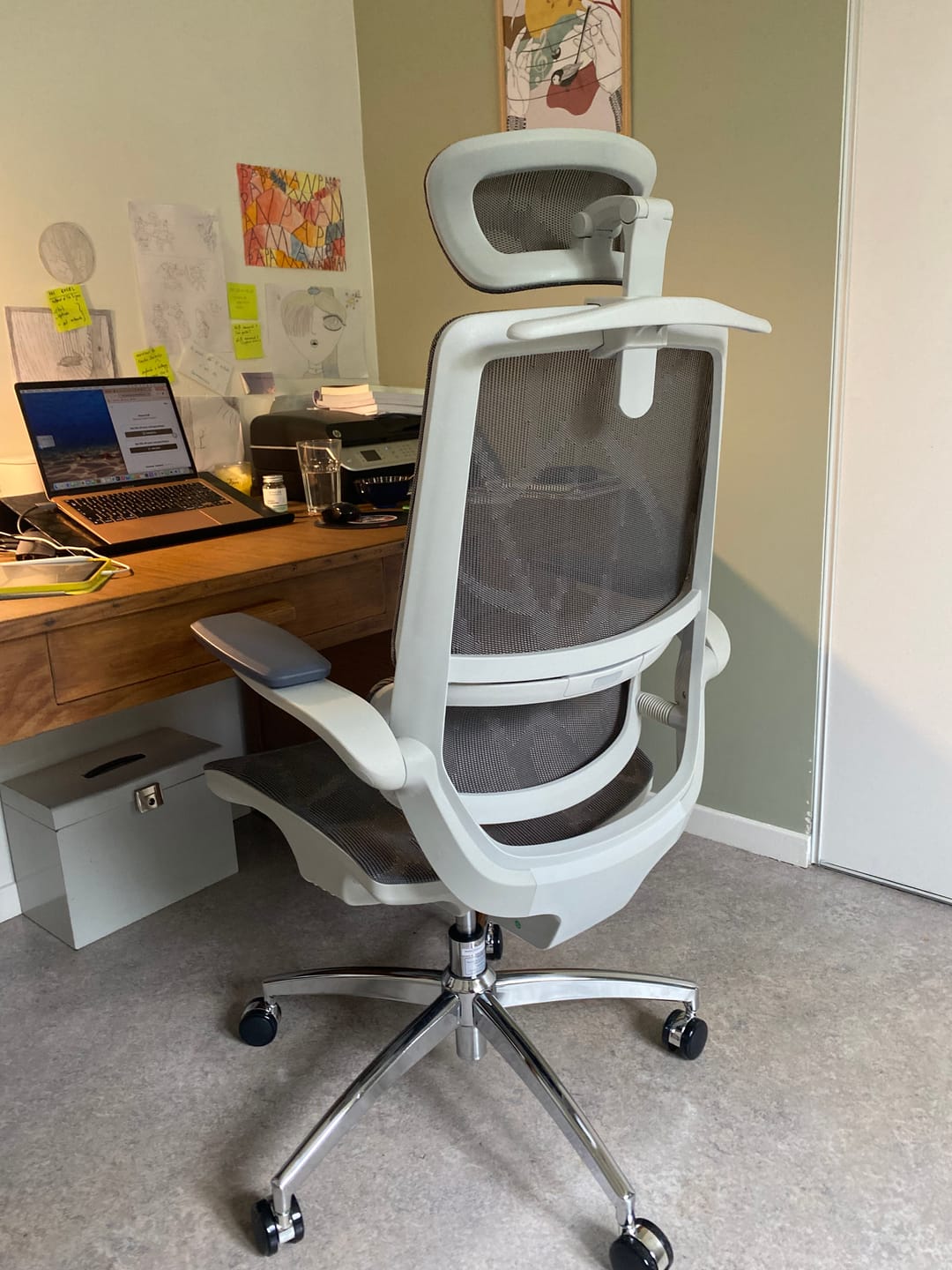 Customer photo review of M59AS Chaise de bureau ergonomique