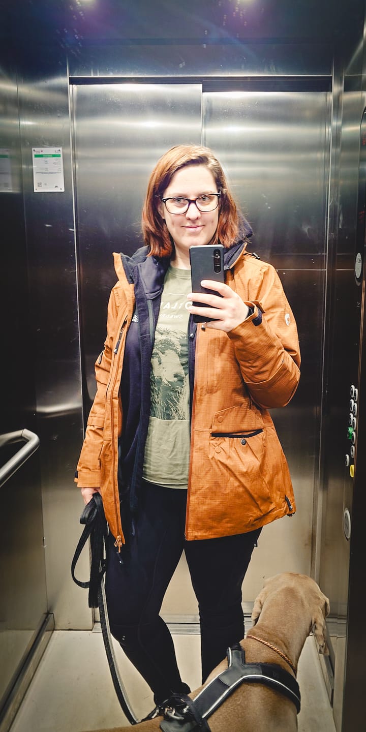 Customer photo review of Pack&Carry Skaljakke | Caramel | Lee