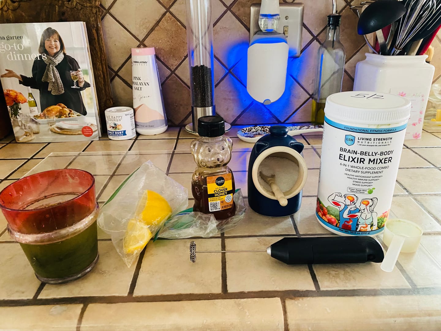 Customer photo review of Brain-Belly-Body Elixir Mixer Powder