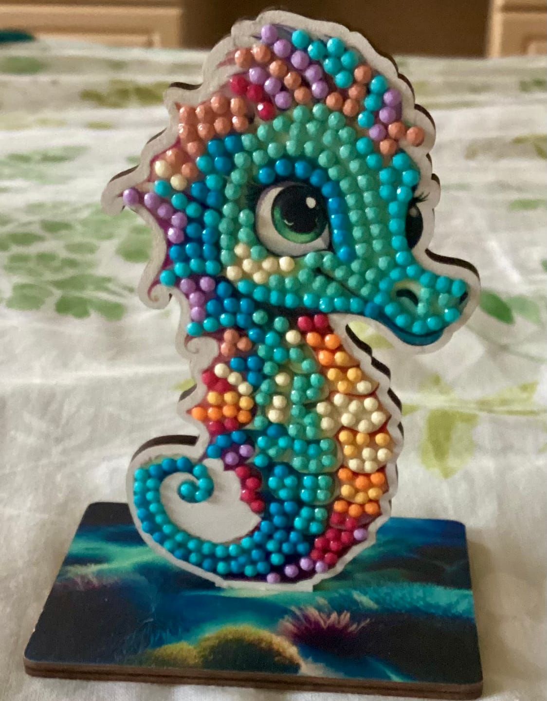 Customer photo review of Seahorse Crystal Art Wildlife Buddies