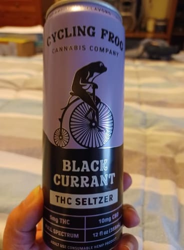 Customer photo review of THC Seltzer Giveaway - Black Currant