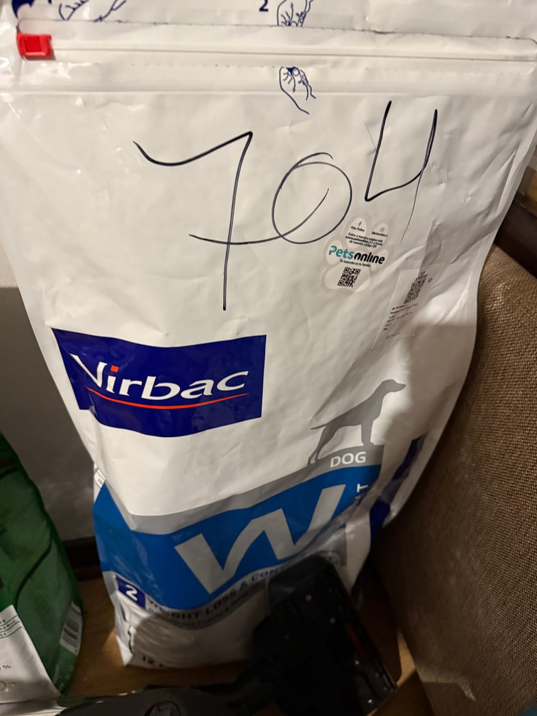 Customer photo review of HPM Virbac Dog 2 Weight Loss & Control 12 kg