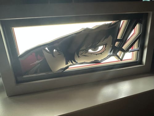 Customer photo review of Joker Eyes Light Box (Persona 5 Royal)