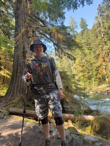 Customer photo review of Turtle Backpacker T-Shirt