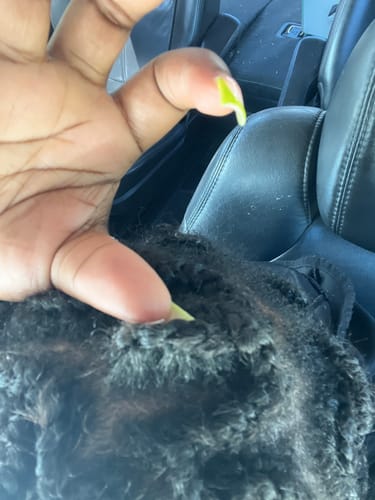 Customer photo review of Mini Herbal Hair Growth Oil