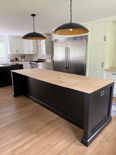 Customer photo review of Vintage Oversized Flat Dome Metal Pendant Light