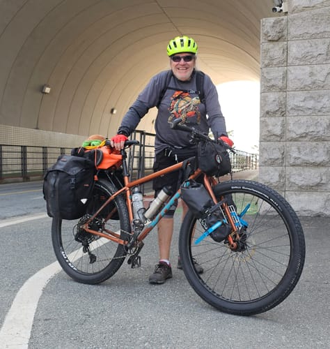 Customer photo review of Turtle Backpacker T-Shirt