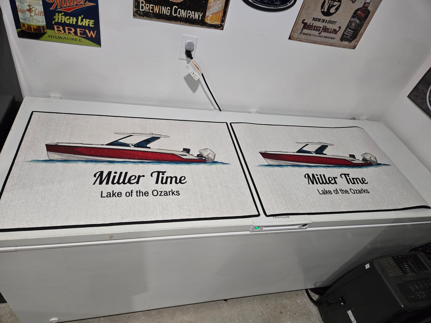 Customer photo review of Custom Digital Boat Artwork