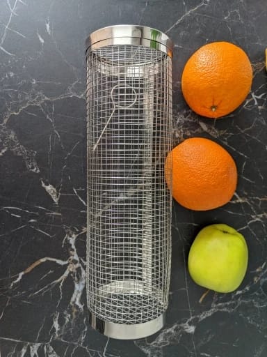 Customer photo review of Stainless Steel Grill Cage