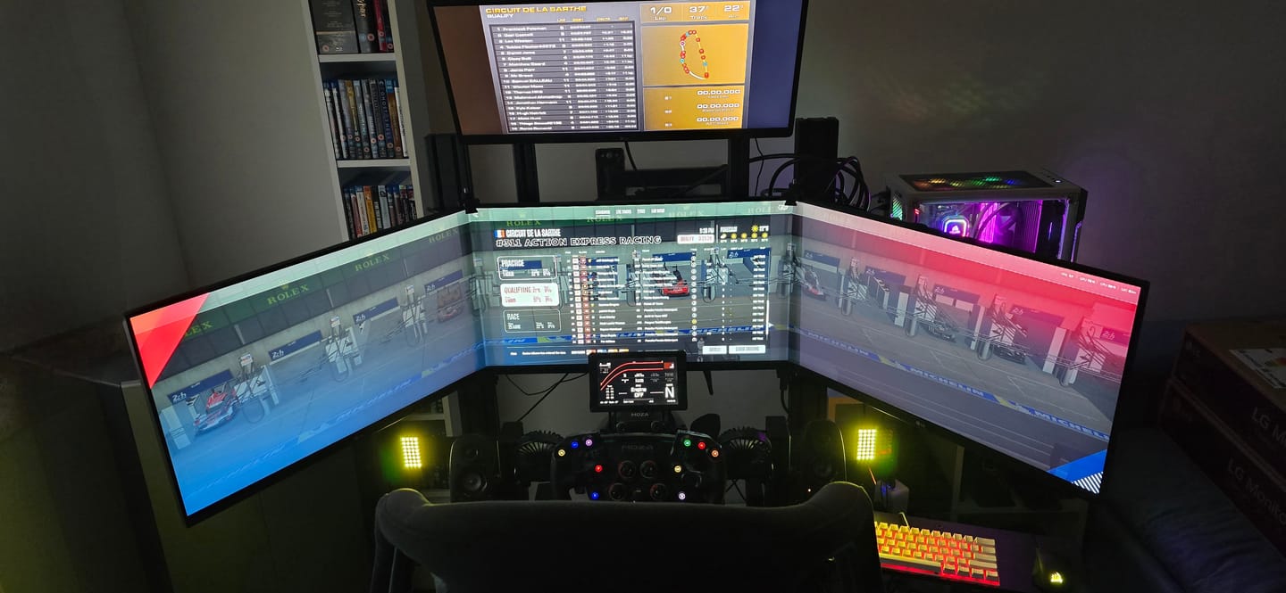 Customer photo review of Simulator Monitor Stand