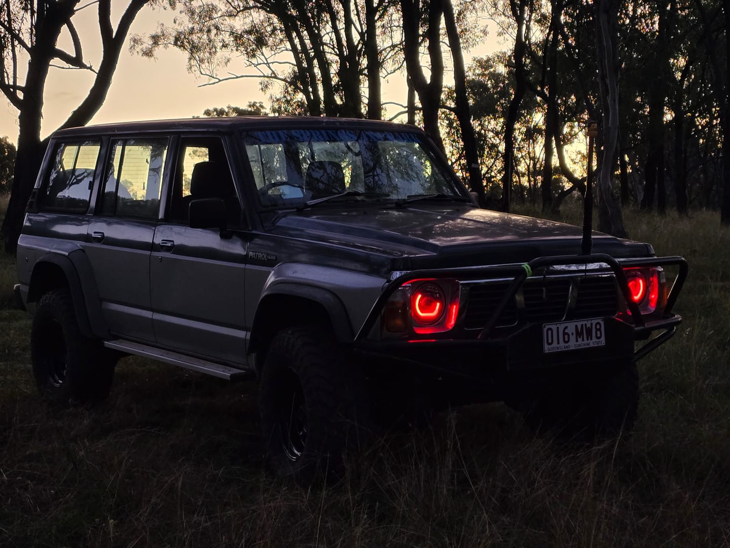 Customer photo review of 7" 'Angry Eye' Bi-LED Headlights