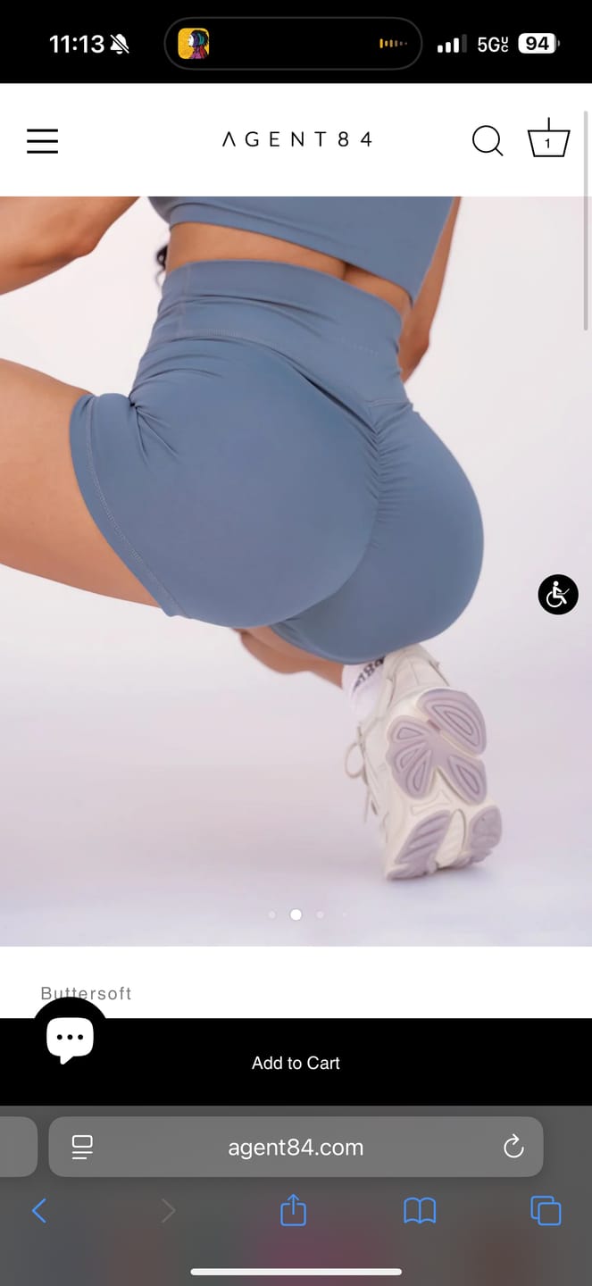Customer photo review of Lift Shorts - Pixie Gem