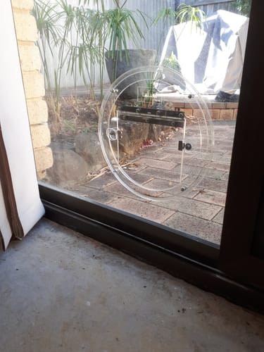 Customer photo review of Invisi Flap For Glass [Size: Small]