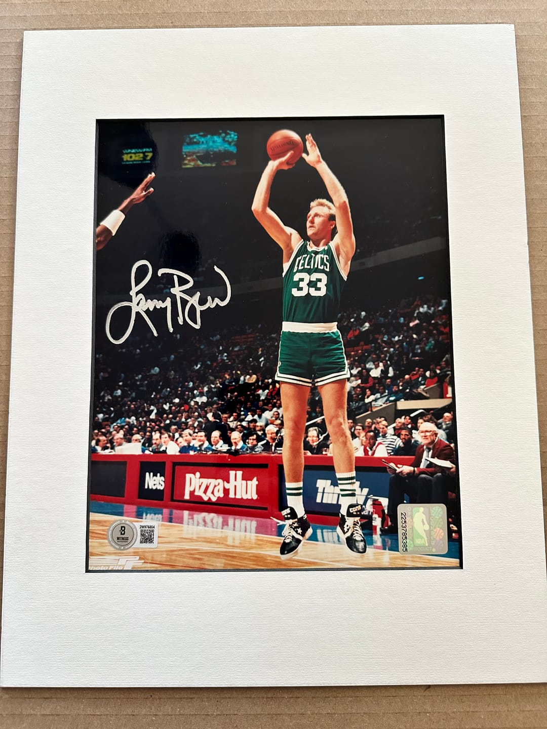 Customer photo review of Larry Bird Autograph Signing