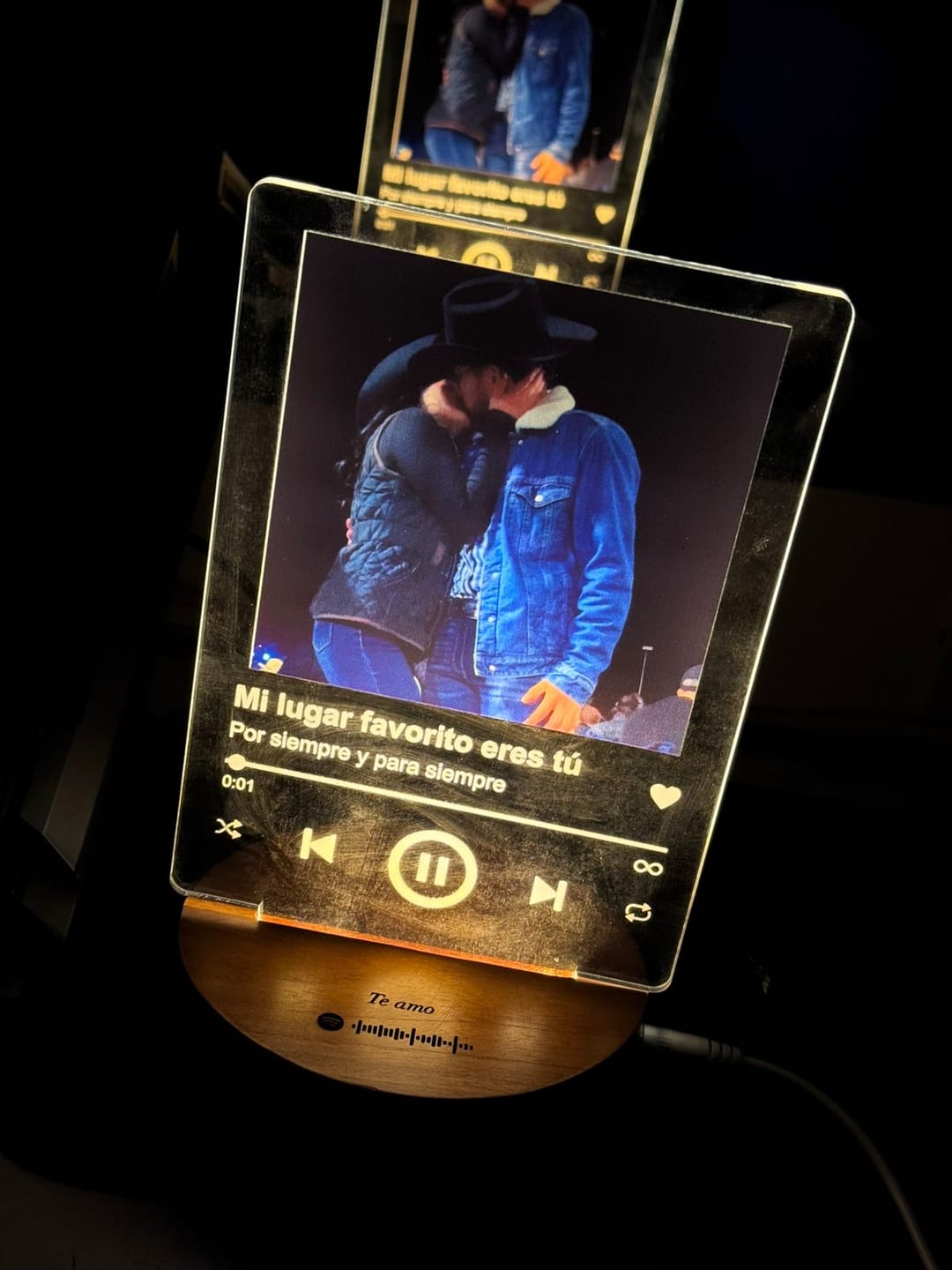 Customer photo review of Lámpara Canción