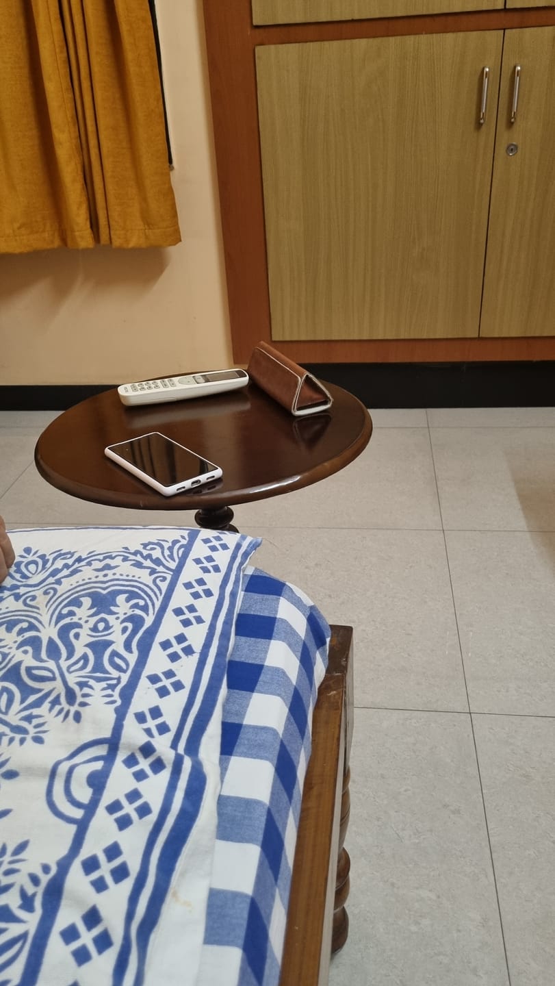 Customer photo review of Wooden Side Table for Living Room Coffee End Table