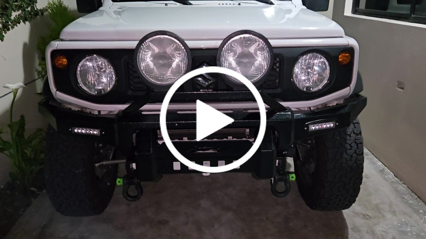 Customer video review of Defensa HD2 para Suzuki Jimny