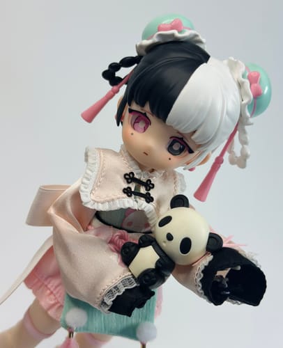 Customer photo review of Electronic Pet Game World Series Panda 1/12 BJD Action Figure【Shipped in Feb.~Apr. 2025】