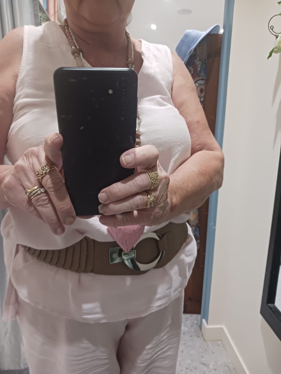 Customer photo review of Riccardo Belt in Mocha