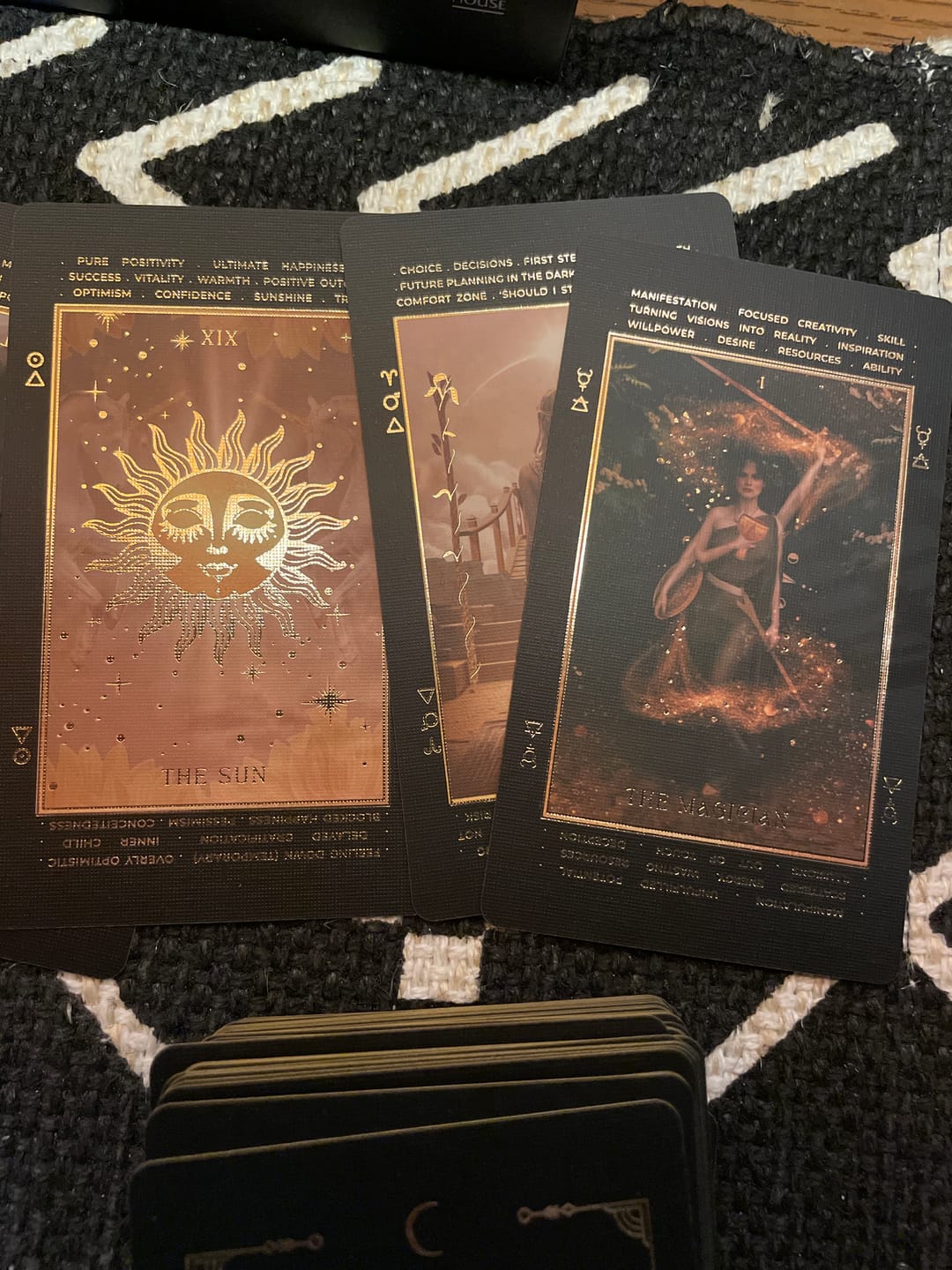 Customer photo review of Lucid Dreams Beginners Tarot • Black Eclipse {EDITION 4}