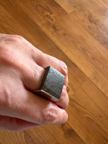 undefined review of SQUARE CONCRETE RING 2 image 1 out of 1