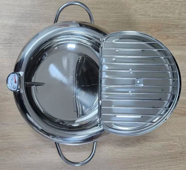 Customer photo review of Premium Stainless Steel Deep Fryer Pot