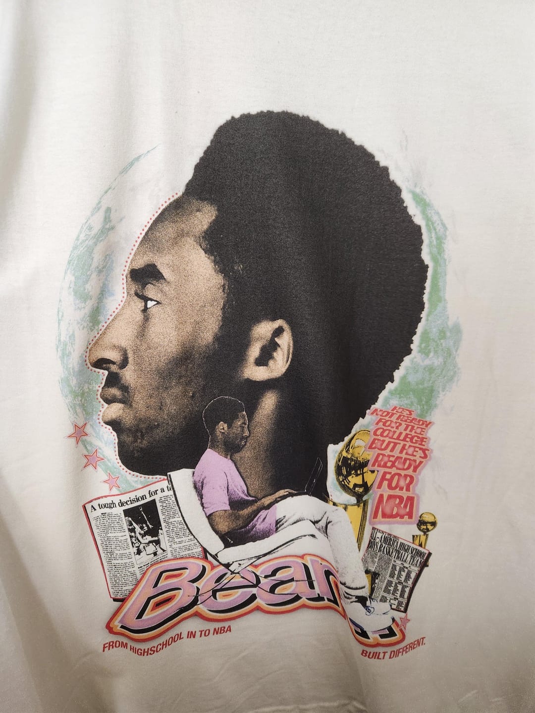 Customer photo review of Kobe "Skipped College" Tee