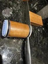 Customer photo review of TrueEdge - Dimond Disc Knife Sharpener.