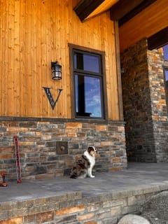 Customer photo review of Monogram Address Sign - Metal Wall Art