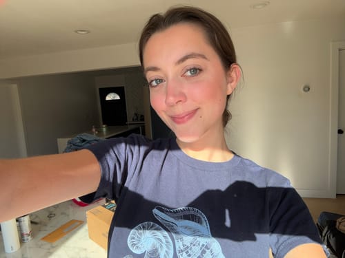 Customer photo review of sandy baby tee