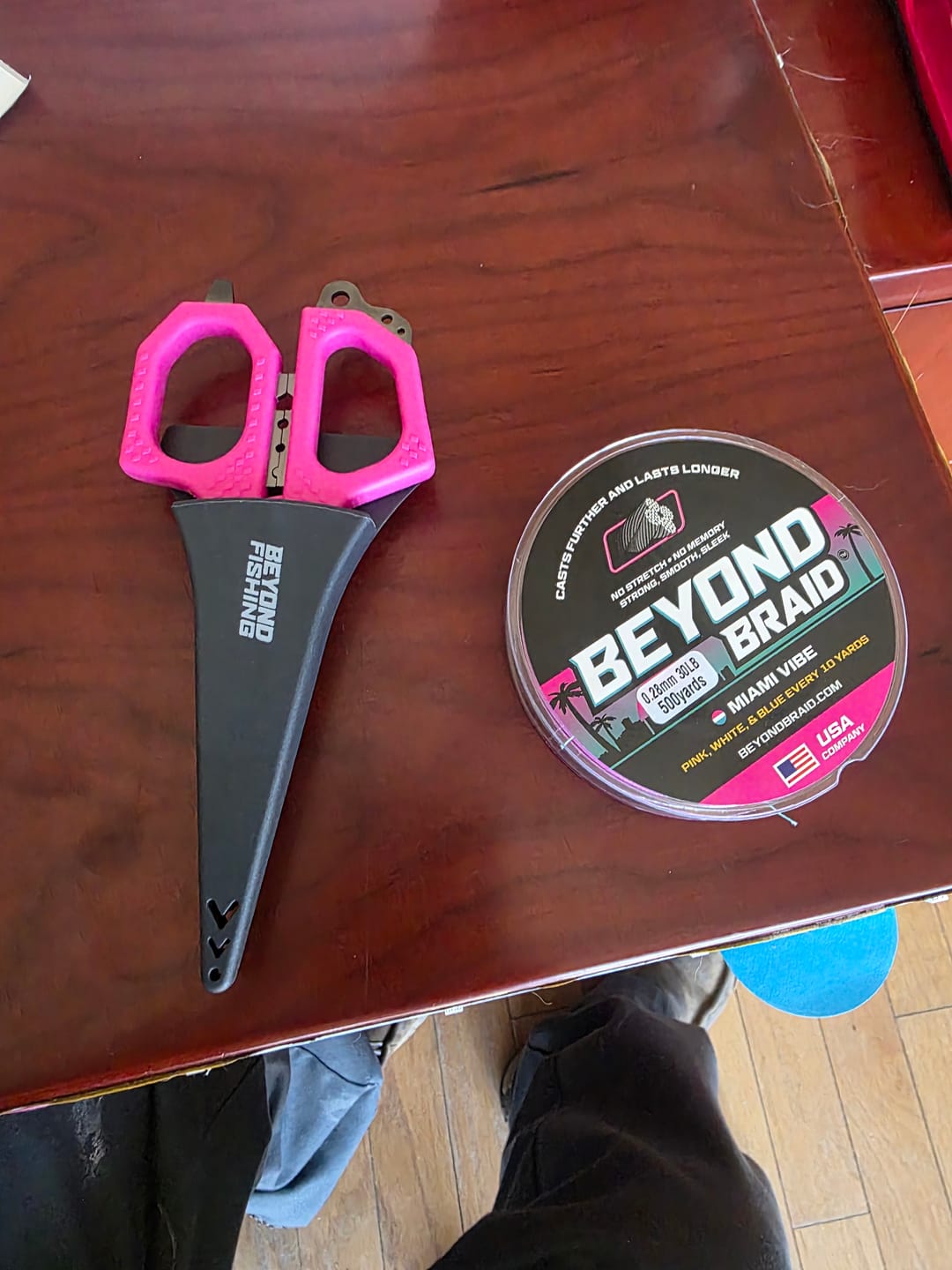Customer photo review of Beyond Fishing 6.5" Pro Shears - Premium Braid Cutting Scissors