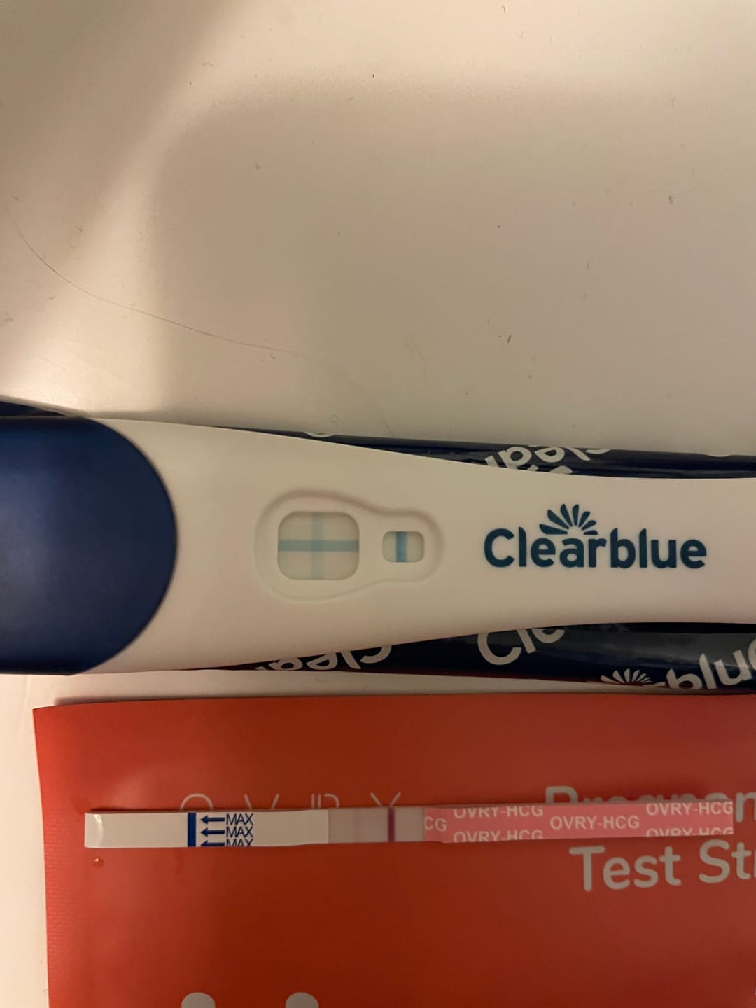 Customer photo review of Pregnancy Test Strips (Ultra-Sensitive)