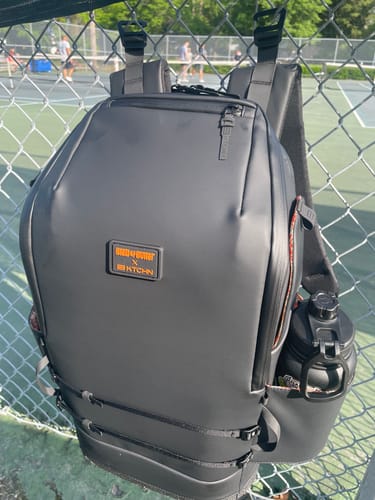 Customer photo review of B&B X FORWRD Court Caddy Backpack (Bag Only, No Shoe Cube, No Eyewear Case)