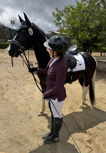 Customer photo review of CELINE - EAR BONNET | BLACK