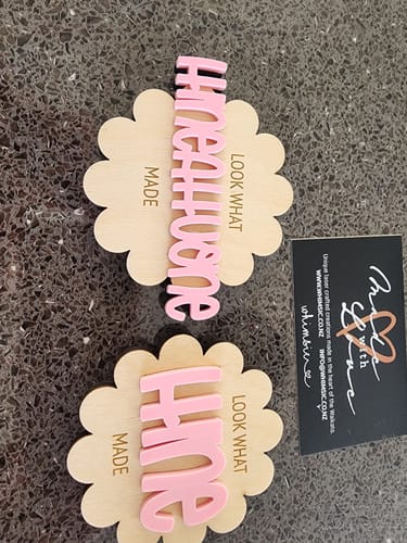 Customer photo review of Personalised Magnet