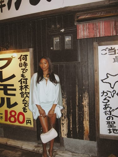 Customer photo review of ISLA MINI DRESS - LIGHT MINT GREEN