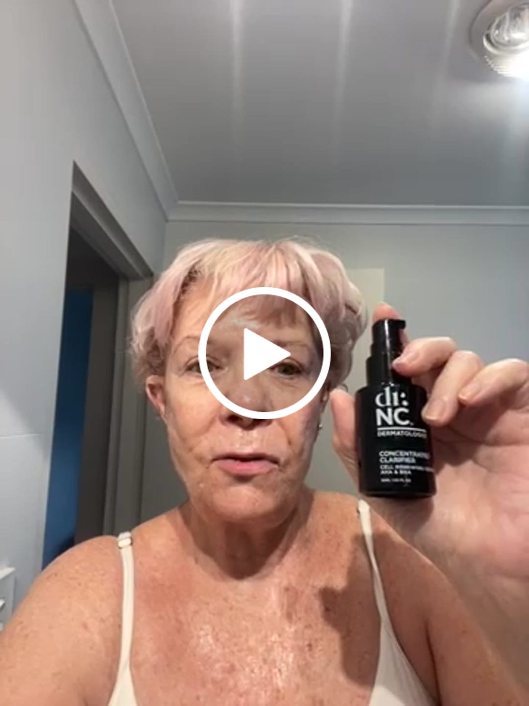 Customer video review of dr.NC CONCENTRATED CLARIFIER 18% AHAs + BHA - 30ml