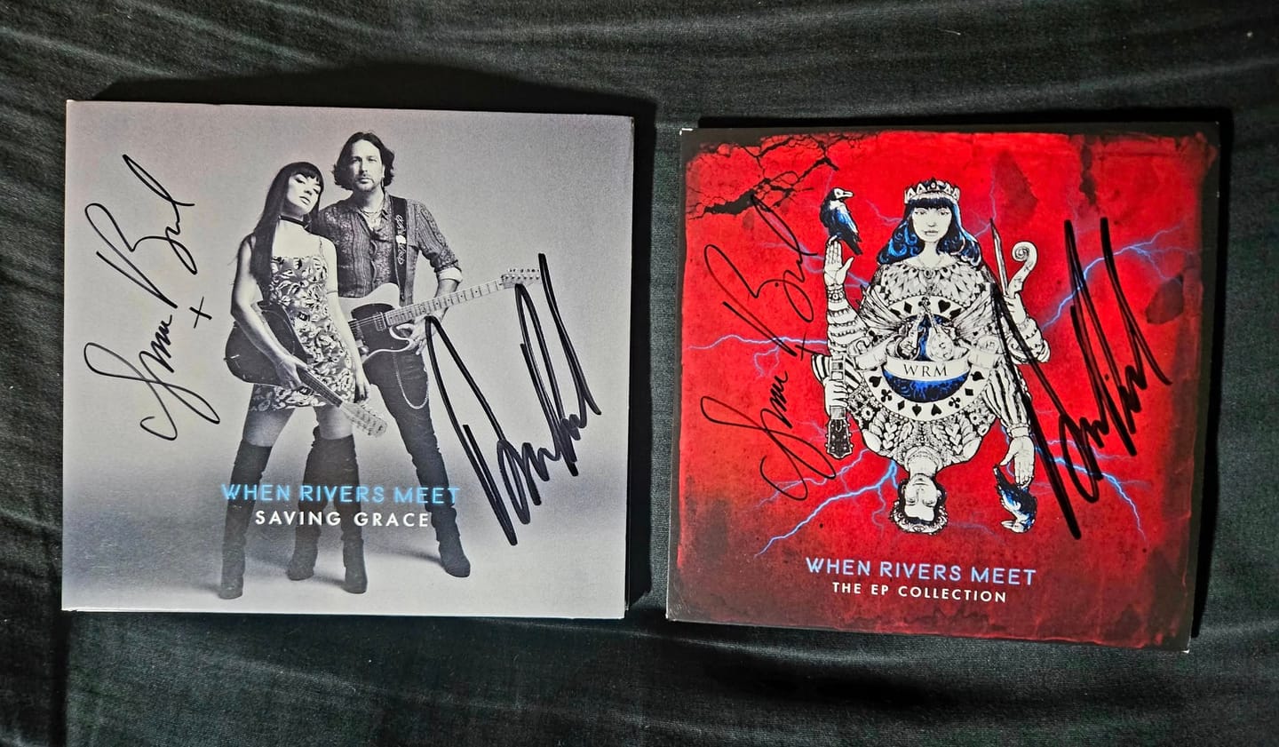 Customer photo review of SAVING GRACE ~ SIGNED OFFER CD