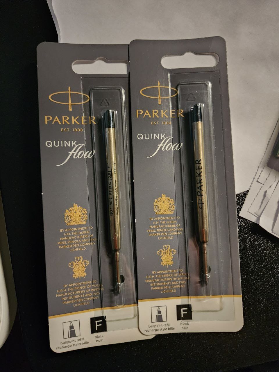 Customer photo review of Parker - Repuesto de Bolígrafo QuinkFlow Punta Fina