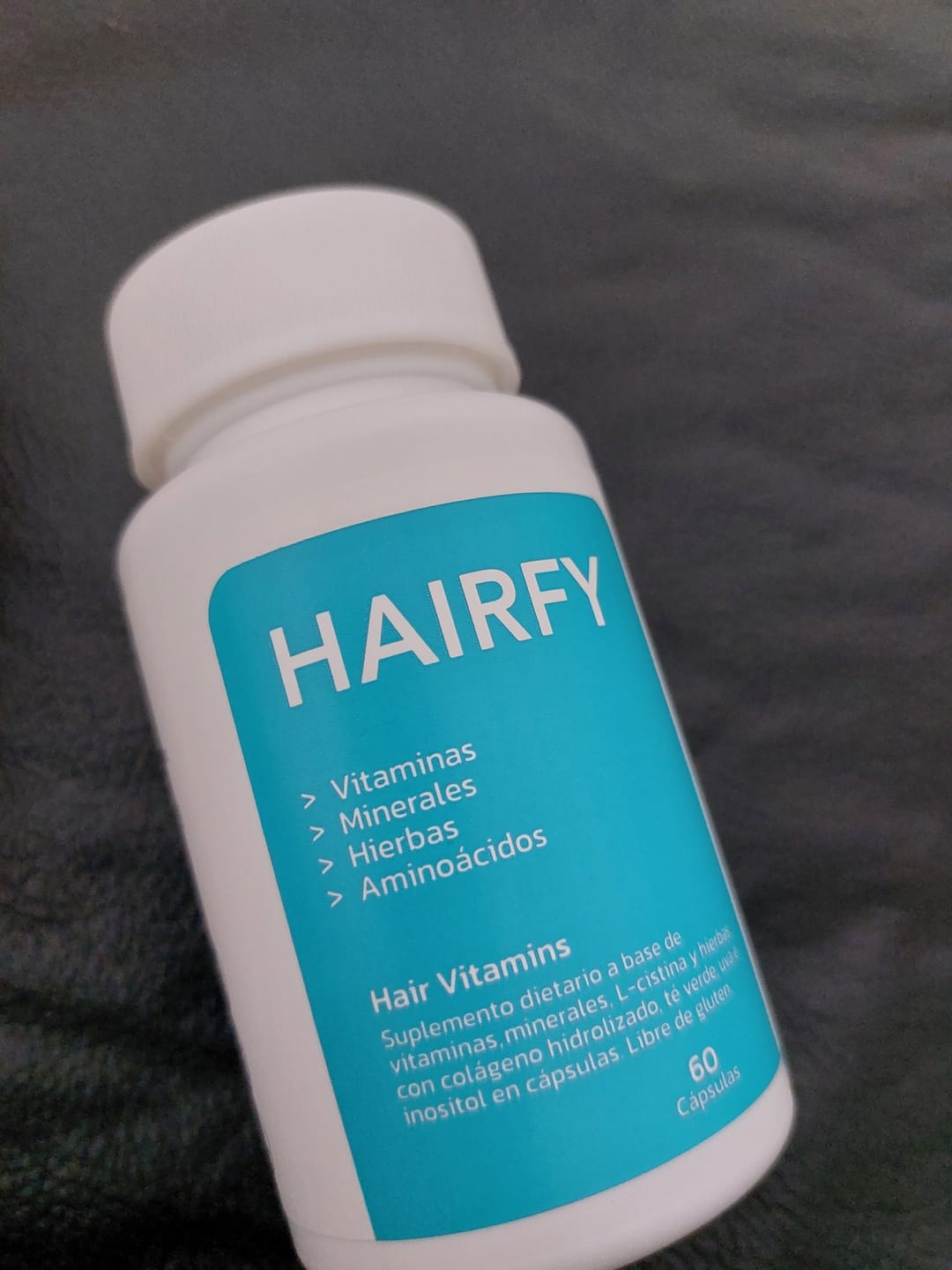 Customer photo review of Vitaminas Hairfy